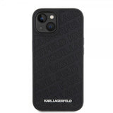Karl Lagerfeld iPhone 15 Deksel Quilted K Pattern Svart