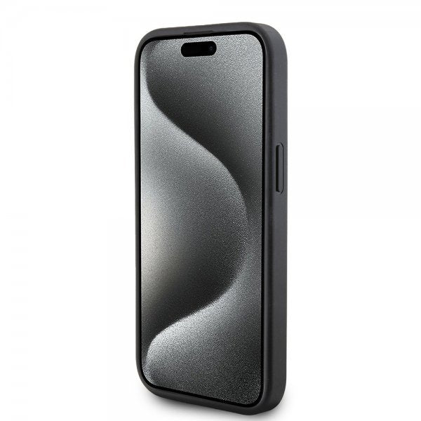 Karl Lagerfeld iPhone 15 Deksel Quilted K Pattern Svart