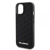 Karl Lagerfeld iPhone 15 Deksel Quilted K Pattern Svart