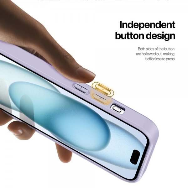 Dux Ducis iPhone 15 Deksel Rafi II Series MagSafe Lilla