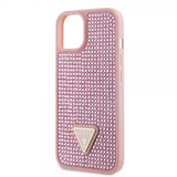 Guess iPhone 15 Deksel Rhinestone Rosa