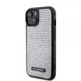 Karl Lagerfeld iPhone 15 Deksel Rhinestone Sølv