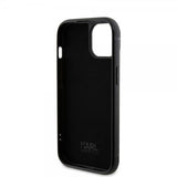 Karl Lagerfeld iPhone 15 Deksel Rhinestone Sølv