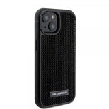 Karl Lagerfeld iPhone 15 Deksel Rhinestone Svart