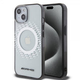 Mercedes Benz iPhone 15 Deksel Rhombus Pattern MagSafe AMG Transparent