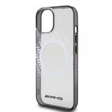 Mercedes Benz iPhone 15 Deksel Rhombus Pattern MagSafe AMG Transparent