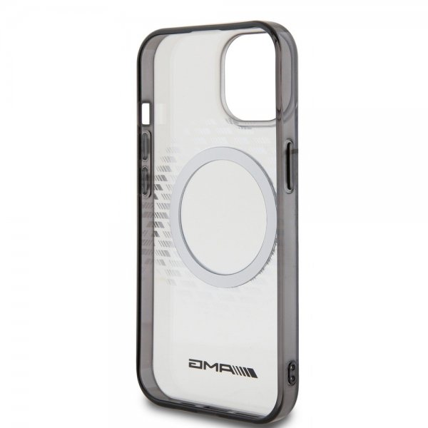 Mercedes Benz iPhone 15 Deksel Rhombus Pattern MagSafe AMG Transparent