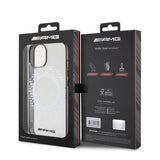 Mercedes Benz iPhone 15 Deksel Rhombus Pattern MagSafe AMG Transparent