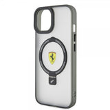 Ferrari iPhone 15 Deksel Ring Stand MagSafe Svart