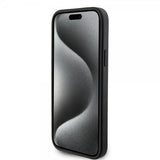 Karl Lagerfeld iPhone 15 Deksel Saffiano Double Cardslot Svart