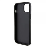 Karl Lagerfeld iPhone 15 Deksel Saffiano Double Cardslot Svart