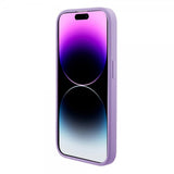 Guess iPhone 15 Deksel Saffiano MagSafe Lilla