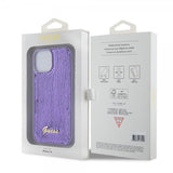 Guess iPhone 15 Deksel Sequin Lilla