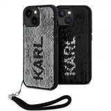 Karl Lagerfeld iPhone 15 Deksel Sequin Svart