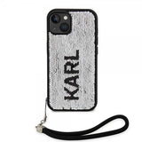Karl Lagerfeld iPhone 15 Deksel Sequin Svart