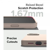 Ringke iPhone 15 Deksel Silicone Magnetic Pink Sand