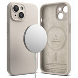 Ringke iPhone 15 Deksel Silicone Magnetic Stone