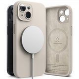 Ringke iPhone 15 Deksel Silicone Magnetic Stone