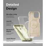Ringke iPhone 15 Deksel Silicone Magnetic Sunny Lime