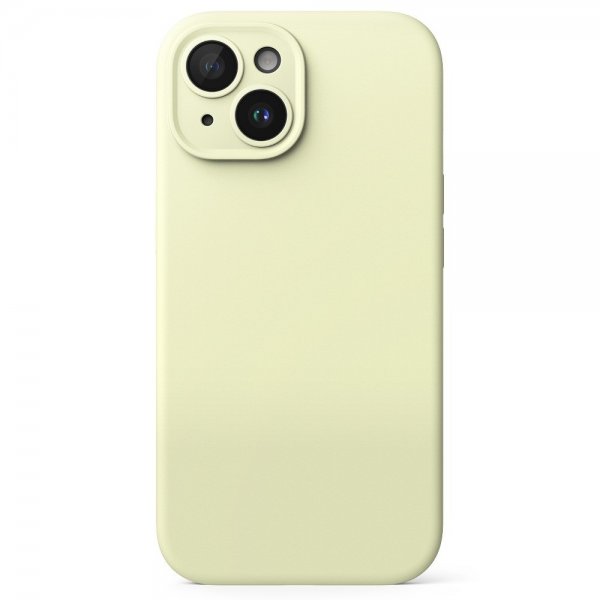 Ringke iPhone 15 Deksel Silicone Magnetic Sunny Lime