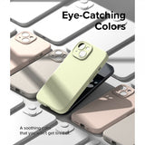 Ringke iPhone 15 Deksel Silicone Magnetic Sunny Lime