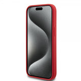 Ferrari iPhone 15 Deksel Silicone MagSafe Rød