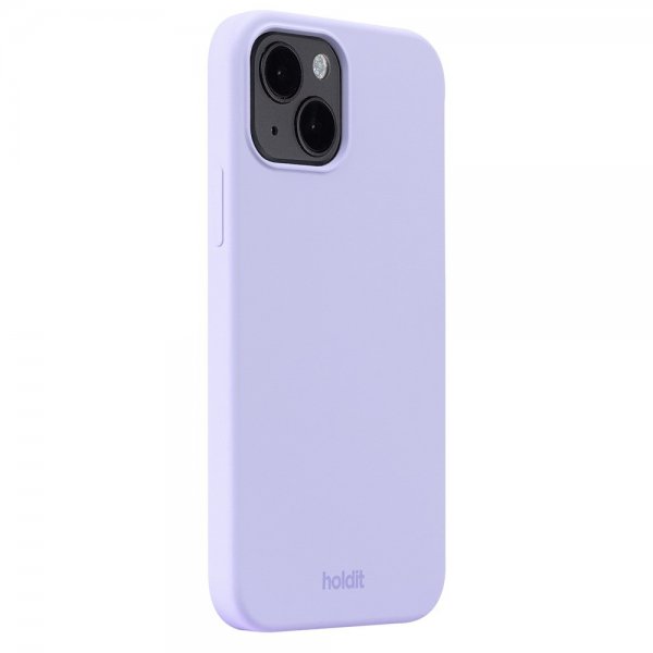holdit iPhone 15 Deksel Silikon Lavendel
