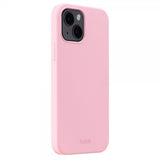holdit iPhone 15 Deksel Silikon Rosa