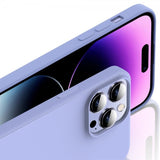 X-Level iPhone 15 Deksel Silikontekstur Rød