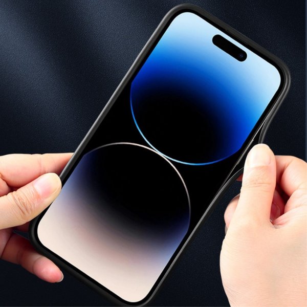 X-Level iPhone 15 Deksel Linjeskjøting Brun
