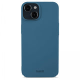 holdit iPhone 15 Deksel Slim Case Denim Blue