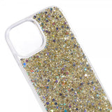 Nordic Covers iPhone 15 Deksel Sparkle Series Citrine Gold