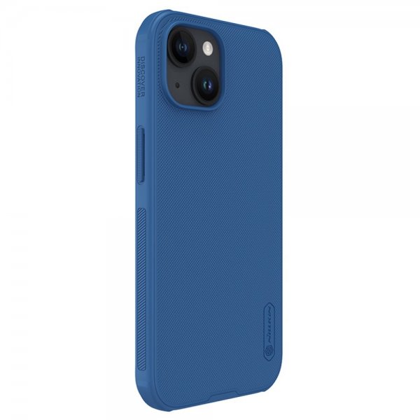 Nillkin iPhone 15 Deksel Super Frosted Shield Pro Blå