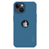 Nillkin iPhone 15 Deksel Super Frosted Shield Pro Logo Hole Blå