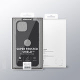 Nillkin iPhone 15 Deksel Super Frosted Shield Pro Logo Hole Blå