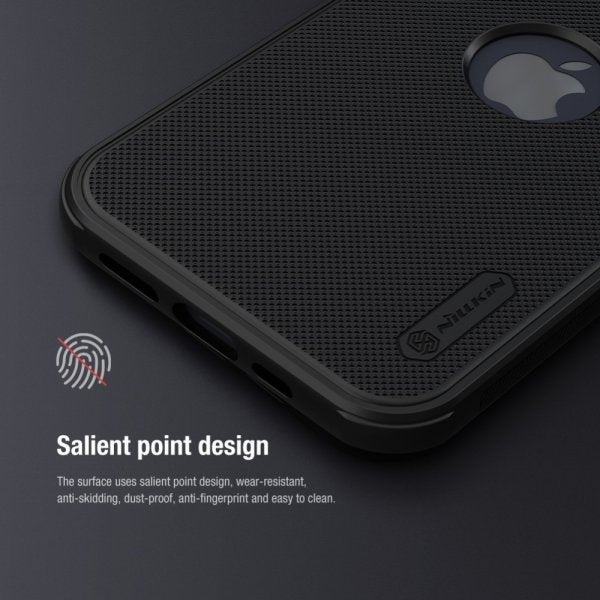 Nillkin iPhone 15 Deksel Super Frosted Shield Pro Logo Hole Blå