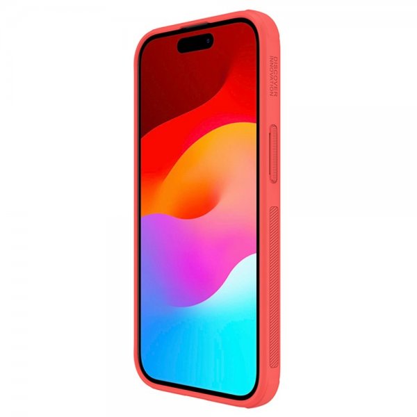 Nillkin iPhone 15 Deksel Super Frosted Shield Pro Rød
