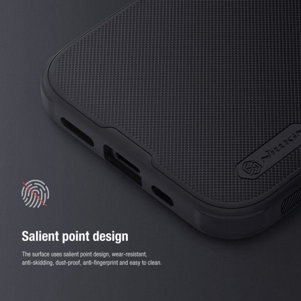 Nillkin iPhone 15 Deksel Super Frosted Shield Pro Svart
