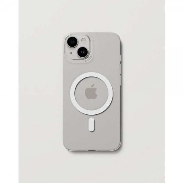 Nudient iPhone 15 Deksel Thin Case MagSafe Transparent