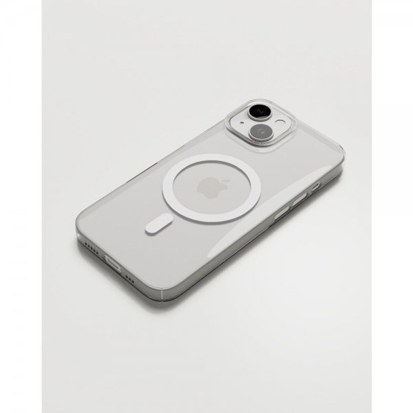 Nudient iPhone 15 Deksel Thin Case MagSafe Transparent