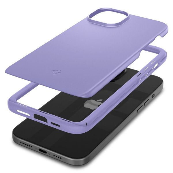 Spigen iPhone 15 Deksel Thin Fit Iris Purple