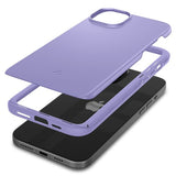 Spigen iPhone 15 Deksel Thin Fit Iris Purple