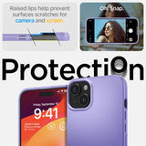 Spigen iPhone 15 Deksel Thin Fit Iris Purple