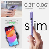 Spigen iPhone 15 Deksel Thin Fit Iris Purple