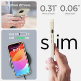 Spigen iPhone 15 Deksel Thin Fit Mute Beige