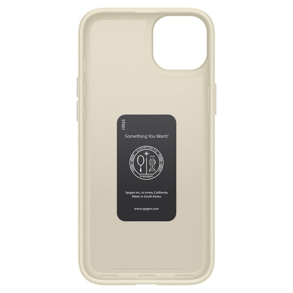 Spigen iPhone 15 Deksel Thin Fit Mute Beige