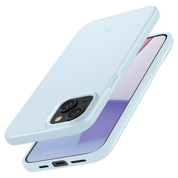 Spigen iPhone 15 Deksel Thin Fit Mute Blue