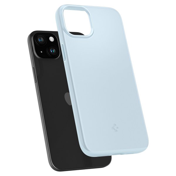Spigen iPhone 15 Deksel Thin Fit Mute Blue