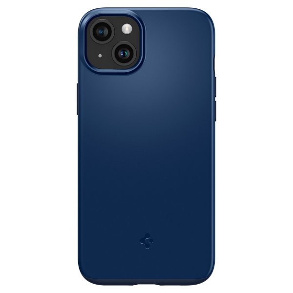 Spigen iPhone 15 Deksel Thin Fit Navy Blue
