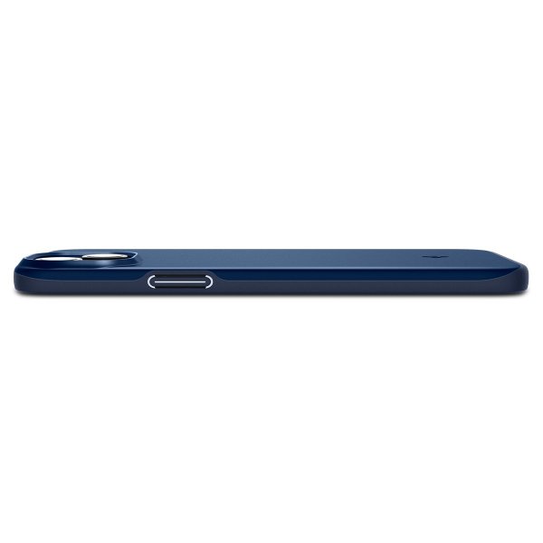 Spigen iPhone 15 Deksel Thin Fit Navy Blue